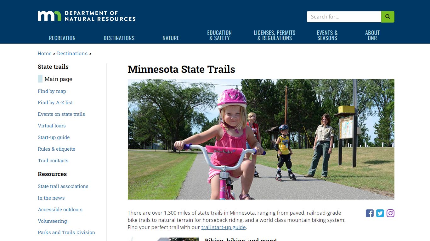 Minnesota State Trails | Minnesota DNR